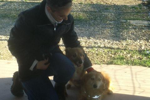 Francesca con Cipi (a.k.a. Harry)